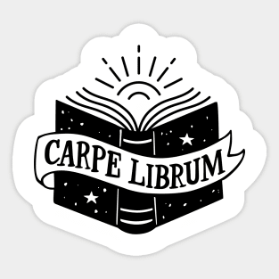 Carpe Librum Sticker